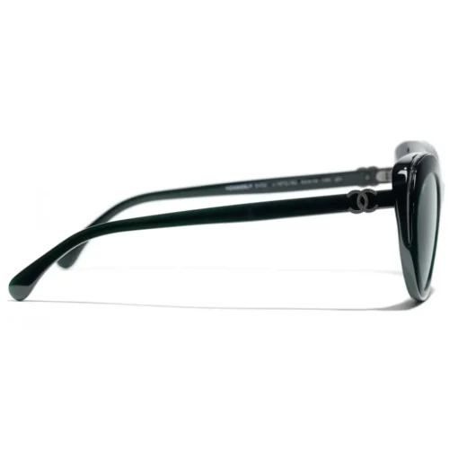 Chanel - Cat Eye Sunglasses - Green - Eyewear - Avvenice