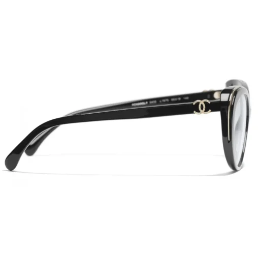 Chanel - Cat Eye Sunglasses - Black Trasparent - Eyewear - Avvenice^ Sunglasses & Eyewear