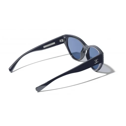 Chanel - Cat Eye Sunglasses - Dark Blue - Eyewear - Avvenice^ Sunglasses & Eyewear