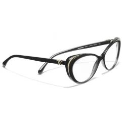 Chanel - Cat Eye Sunglasses - Black Trasparent - Eyewear - Avvenice^ Sunglasses & Eyewear