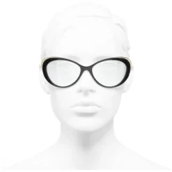 Chanel - Cat Eye Sunglasses - Black Trasparent - Eyewear - Avvenice^ Sunglasses & Eyewear