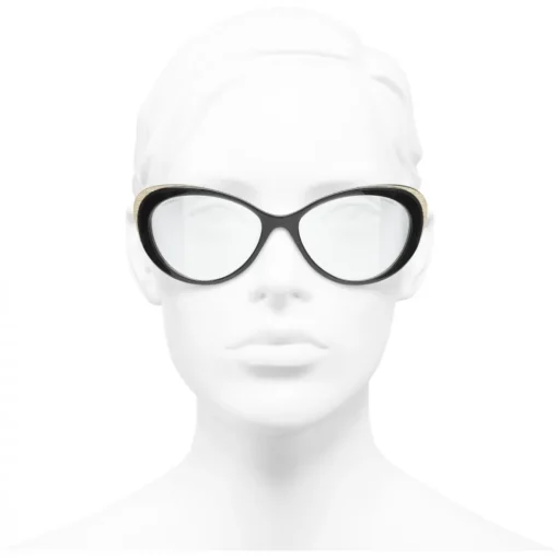 Chanel - Cat Eye Sunglasses - Black Trasparent - Eyewear - Avvenice^ Sunglasses & Eyewear
