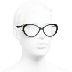 Chanel - Cat Eye Sunglasses - Black Trasparent - Eyewear - Avvenice^ Sunglasses & Eyewear