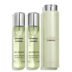 Chanel Beauty Chanel - CHANCE EAU FRAÎCHE - Eau De Toilette Twist And Spray - Luxury Fragrances - 3x20 ml - Avvenice