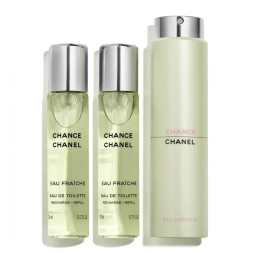 Chanel Beauty Chanel - CHANCE EAU FRAÎCHE - Eau De Toilette Twist And Spray - Luxury Fragrances - 3x20 ml - Avvenice