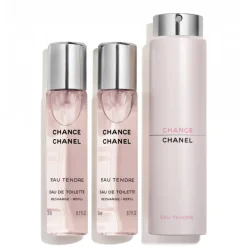 Chanel Beauty Chanel - CHANCE EAU TENDRE - Eau De Toilette Twist And Spray - Luxury Fragrances - 3x20 ml - Avvenice
