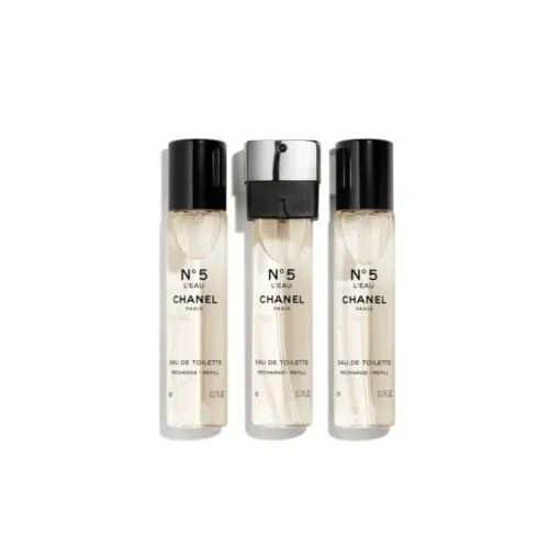 Chanel Beauty Chanel - N°5 L'EAU - Mini Twist And Spray Recharge - Luxury Fragrances - 3x7 ml - Avvenice^ Fragrances