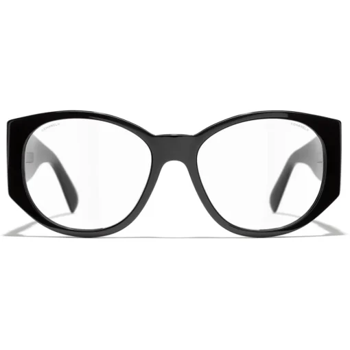 Chanel - Oval Sunglasses - Black Transparent - Eyewear - Avvenice^ Sunglasses & Eyewear