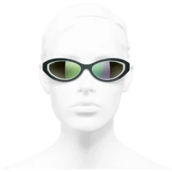 Chanel - Oval Sunglasses - Dark Green - Eyewear - Avvenice^ Sunglasses & Eyewear