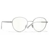Chanel - Pantos Sunglasses - Silver Transparent - Eyewear - Avvenice^ Sunglasses & Eyewear