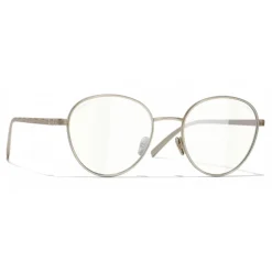 Chanel - Pantos Sunglasses - Gold Transparent - Eyewear - Avvenice