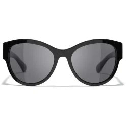 Chanel - Pantos Sunglasses - Black Gray - Eyewear - Avvenice^ Sunglasses & Eyewear