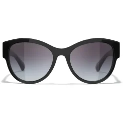 Chanel - Pantos Sunglasses - Black Grey - Eyewear - Avvenice^ Sunglasses & Eyewear