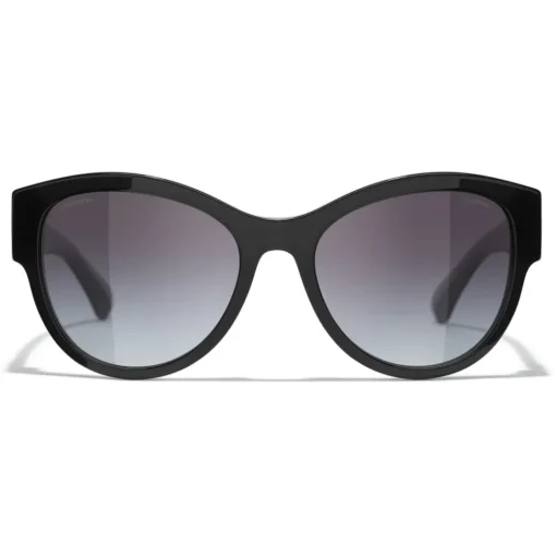 Chanel - Pantos Sunglasses - Black Grey - Eyewear - Avvenice^ Sunglasses & Eyewear