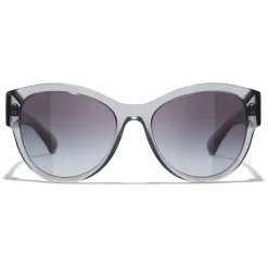 Chanel - Pantos Sunglasses - Gray Gradient - Eyewear - Avvenice