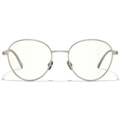 Chanel - Pantos Sunglasses - Gold Transparent - Eyewear - Avvenice