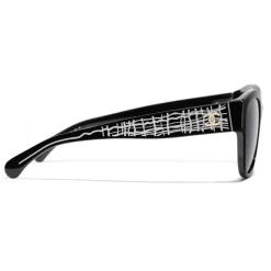 Chanel - Pantos Sunglasses - Black Gray - Eyewear - Avvenice^ Sunglasses & Eyewear