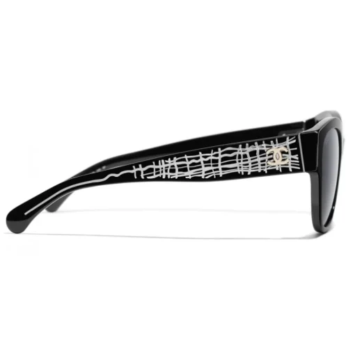 Chanel - Pantos Sunglasses - Black Gray - Eyewear - Avvenice^ Sunglasses & Eyewear