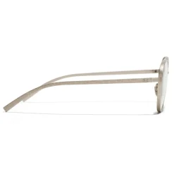 Chanel - Pantos Sunglasses - Gold Transparent - Eyewear - Avvenice