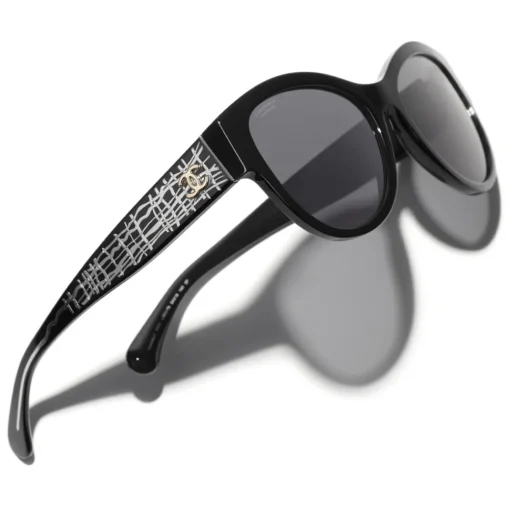 Chanel - Pantos Sunglasses - Black Gray - Eyewear - Avvenice^ Sunglasses & Eyewear
