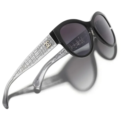 Chanel - Pantos Sunglasses - Black Grey - Eyewear - Avvenice^ Sunglasses & Eyewear