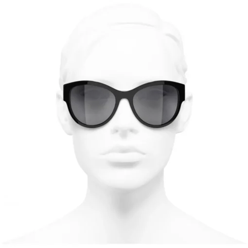 Chanel - Pantos Sunglasses - Black Gray - Eyewear - Avvenice^ Sunglasses & Eyewear