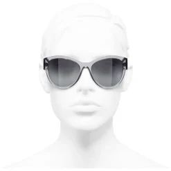 Chanel - Pantos Sunglasses - Gray Gradient - Eyewear - Avvenice