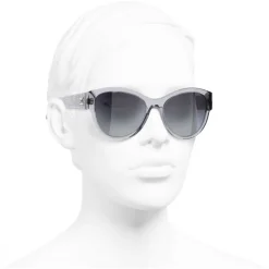Chanel - Pantos Sunglasses - Gray Gradient - Eyewear - Avvenice