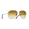 Chanel - Pilot Sunglasses - Gold Brown - Eyewear - Avvenice^ Sunglasses & Eyewear