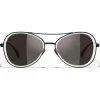 Chanel - Pilot Sunglasses - Black Gray - Eyewear - Avvenice^ Sunglasses & Eyewear