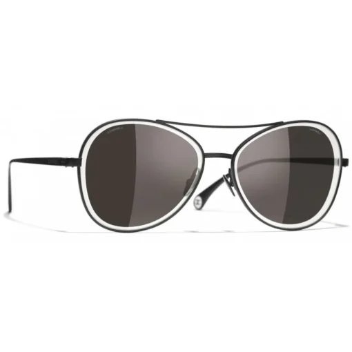 Chanel - Pilot Sunglasses - Black Gray - Eyewear - Avvenice^ Sunglasses & Eyewear
