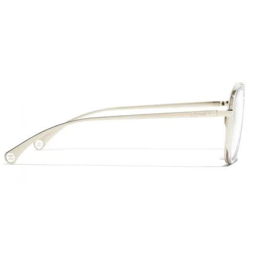 Chanel - Pilot Sunglasses - Gold Transparent - Eyewear - Avvenice^ Sunglasses & Eyewear