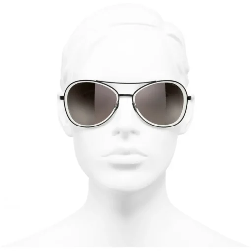 Chanel - Pilot Sunglasses - Black Gray - Eyewear - Avvenice^ Sunglasses & Eyewear