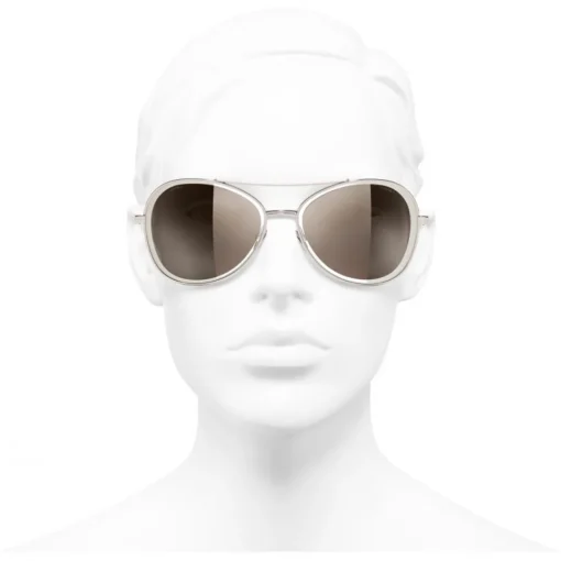 Chanel - Pilot Sunglasses - Pink Brown - Eyewear - Avvenice^ Sunglasses & Eyewear