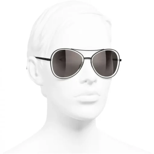 Chanel - Pilot Sunglasses - Black Gray - Eyewear - Avvenice^ Sunglasses & Eyewear