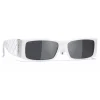 Chanel - Rectangle Sunglasses - White Gray - Eyewear - Avvenice