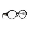 Chanel - Round Sunglasses - Black Transparent - Eyewear - Avvenice