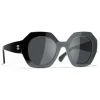 Chanel - Round Sunglasses - Black Gray - Eyewear - Avvenice