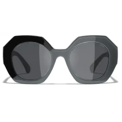 Chanel - Round Sunglasses - Black Gray - Eyewear - Avvenice