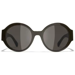 Chanel - Round Sunglasses - Brown - Eyewear - Avvenice^ Sunglasses & Eyewear