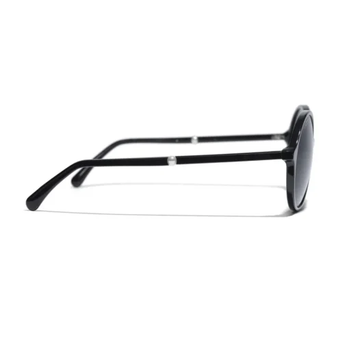 Chanel - Round Sunglasses - Black Gray - Eyewear - Avvenice^ Sunglasses & Eyewear