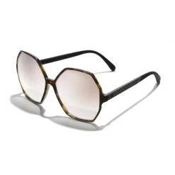 Chanel - Round Sunglasses - Dark Tortoise Beige Mirror - Eyewear - Avvenice^ Sunglasses & Eyewear