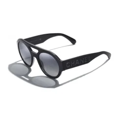 Chanel - Round Sunglasses - Dark Blue Mirror - Eyewear - Avvenice^ Sunglasses & Eyewear