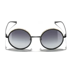 Chanel - Round Sunglasses - Black Gray- Eyewear - Avvenice^ Sunglasses & Eyewear