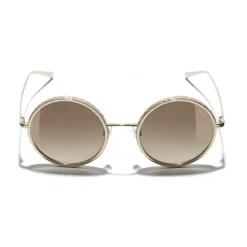 Chanel - Round Sunglasses - Gold Brown - Eyewear - Avvenice^ Sunglasses & Eyewear