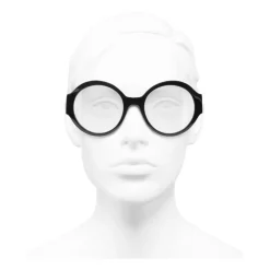 Chanel - Round Sunglasses - Black Transparent - Eyewear - Avvenice