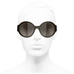 Chanel - Round Sunglasses - Brown - Eyewear - Avvenice^ Sunglasses & Eyewear