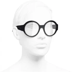 Chanel - Round Sunglasses - Dark Blue Transparent - Eyewear - Avvenice^ Sunglasses & Eyewear