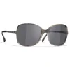 Chanel - Square Sunglasses - Gray - Eyewear - Avvenice
