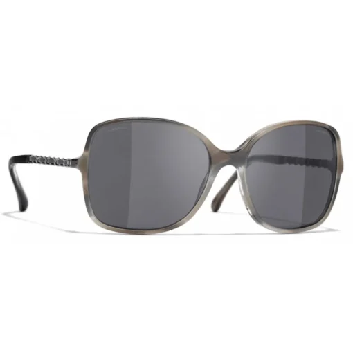 Chanel - Square Sunglasses - Gray - Eyewear - Avvenice